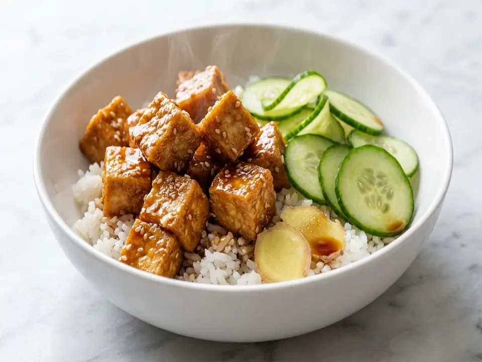 Sesame Ginger Tofu Bowl