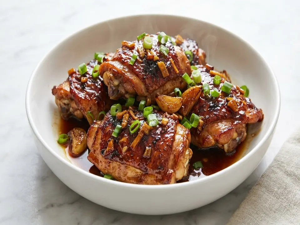 Soy Ginger Chicken Thighs