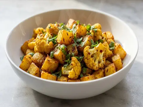 Spiced Potato Cauliflower Skillet