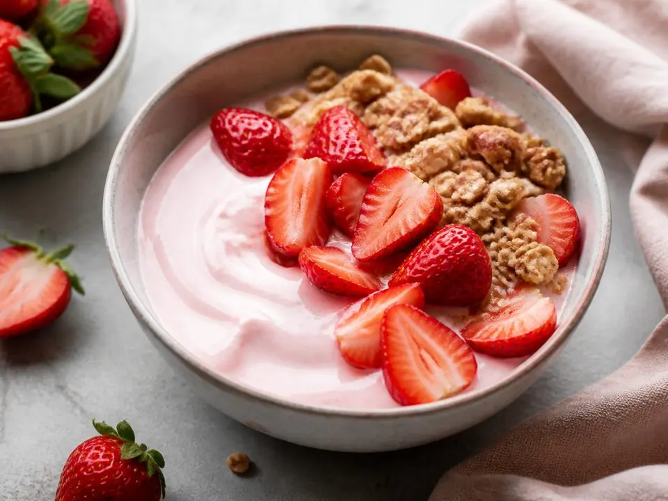 Strawberry Yogurt Bowl