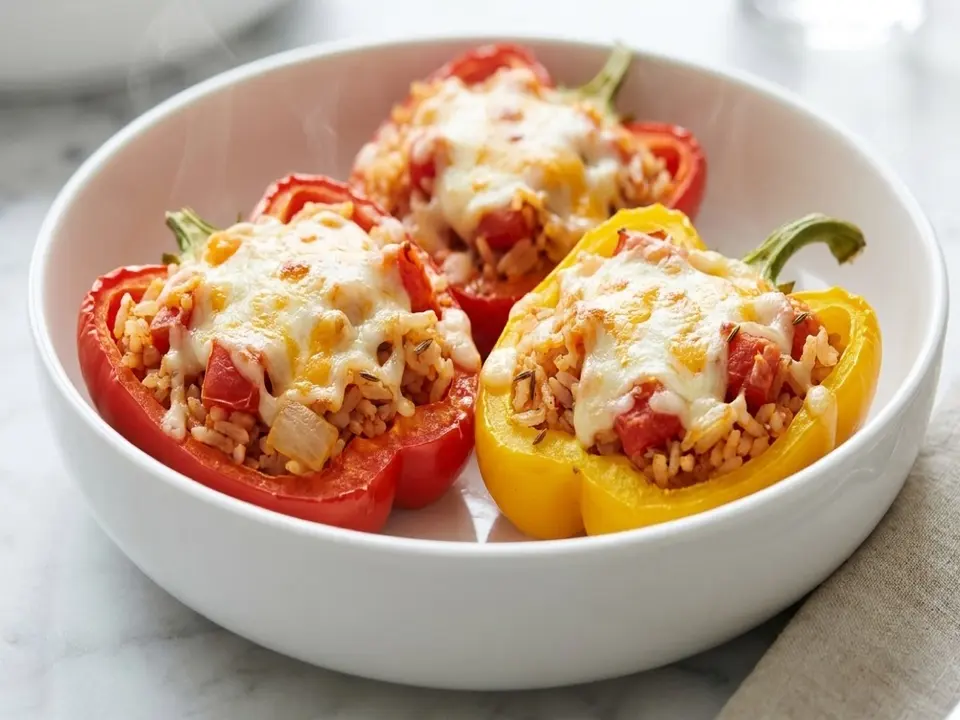 Pepper Rice Cheese Bake