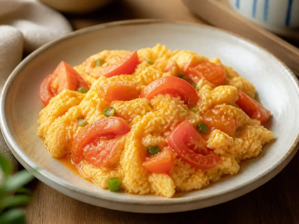 Tomato Egg Scramble