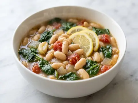 White Bean Spinach Soup