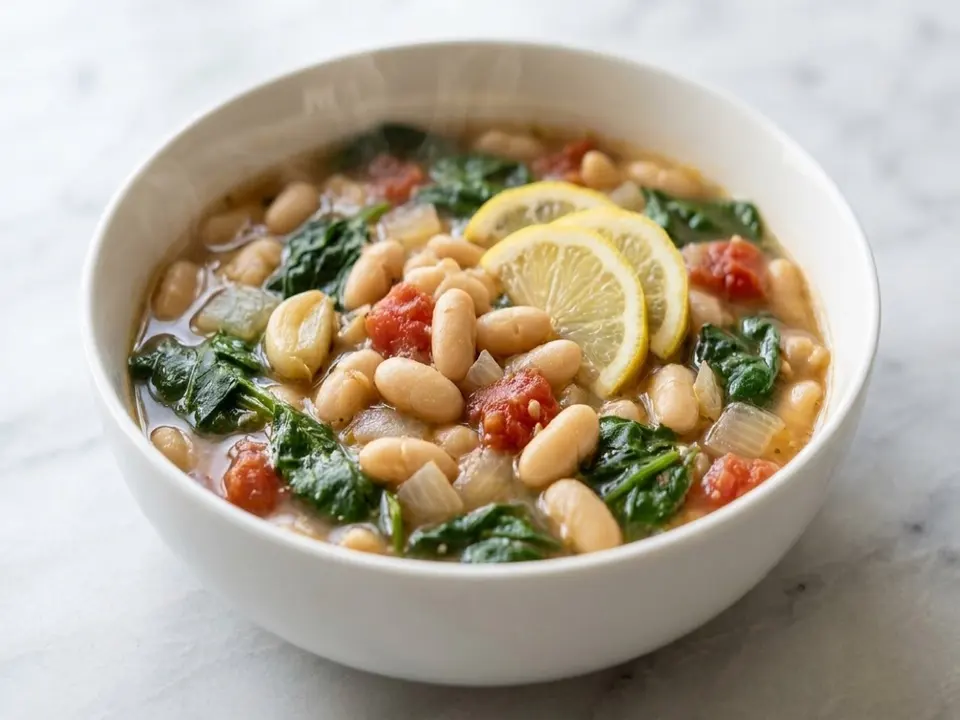 White Bean Spinach Soup