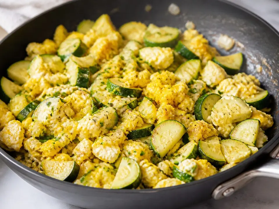 Zucchini Egg Scramble