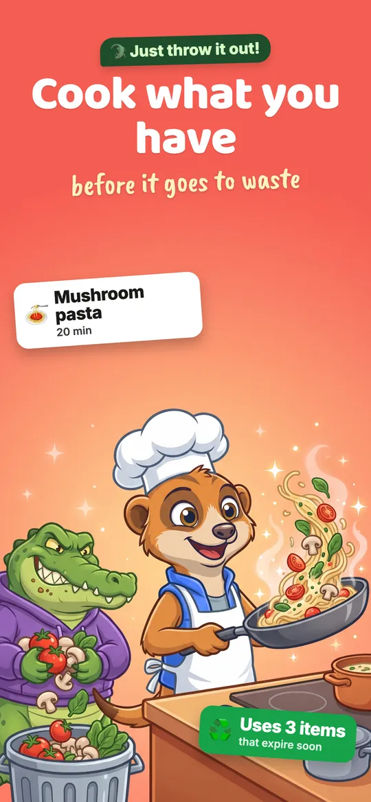 Recipes from what you already have