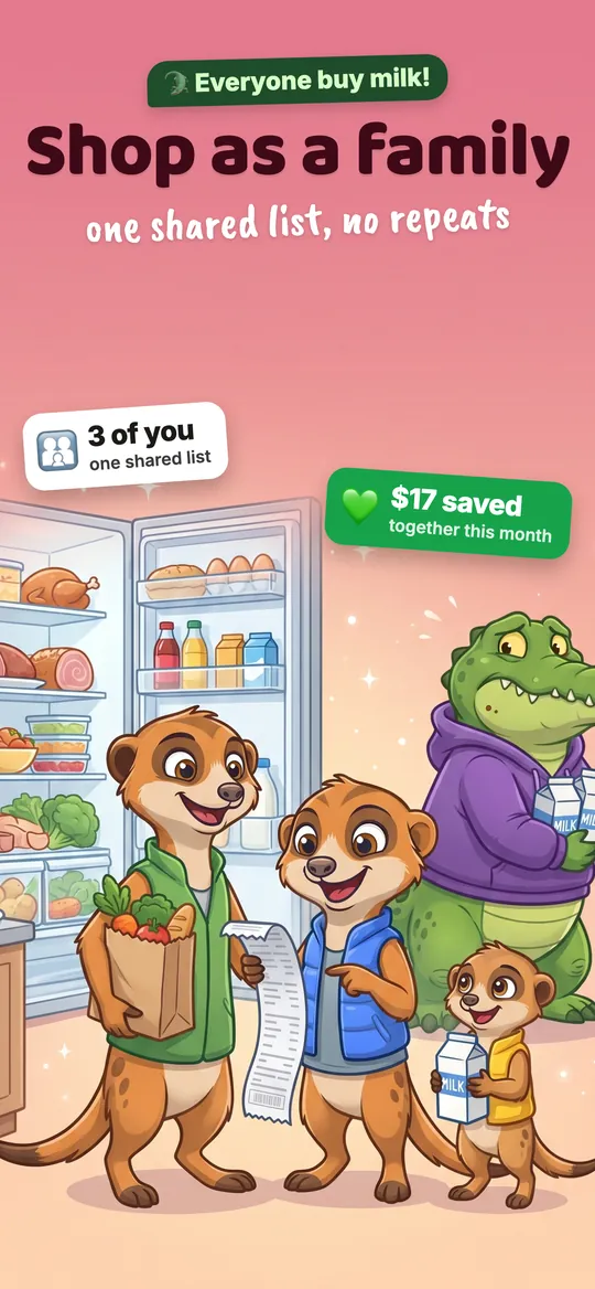 Share one pantry with your household